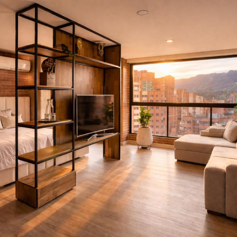 Loft moderno en Laureles vista - AC - Wifi - Apartamento de 1 dormitorio - 1