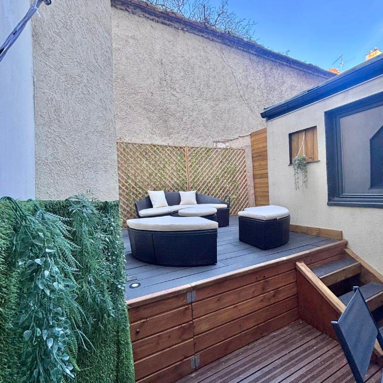 Appartement Face au Cœur Troyen avec cour privative terrasse - Apartment mit 2 Schlafzimmern - 23