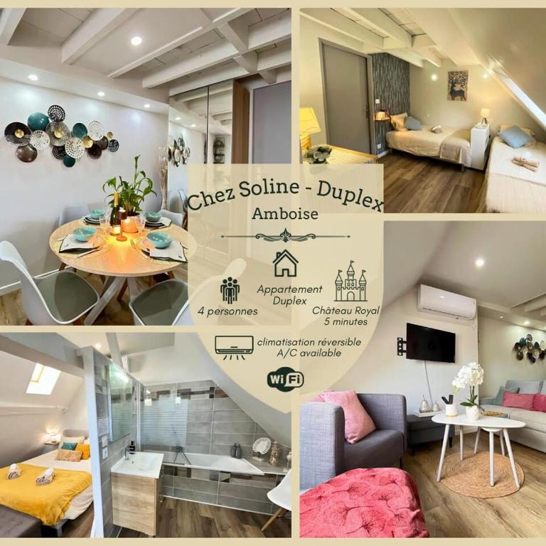 Chez Soline - Duplex climatisé avec parking privé - Standard Apartment mit 2 Schlafzimmern - 1