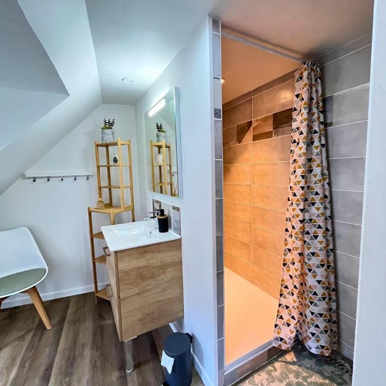 Chez Soline - Duplex climatisé avec parking privé - Standard Apartment mit 2 Schlafzimmern - 17