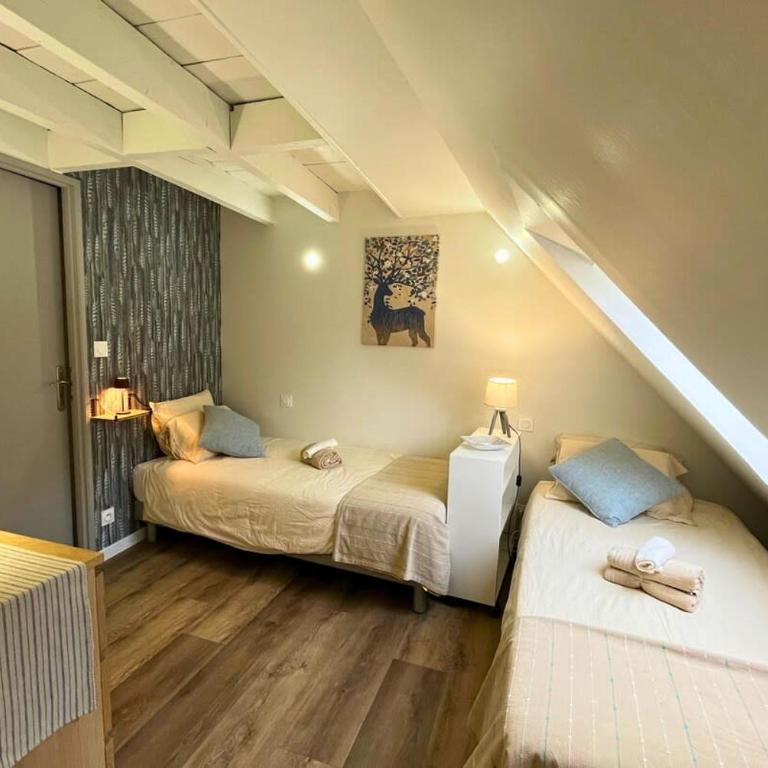 Chez Soline - Duplex climatisé avec parking privé - Standard Apartment mit 2 Schlafzimmern - 11