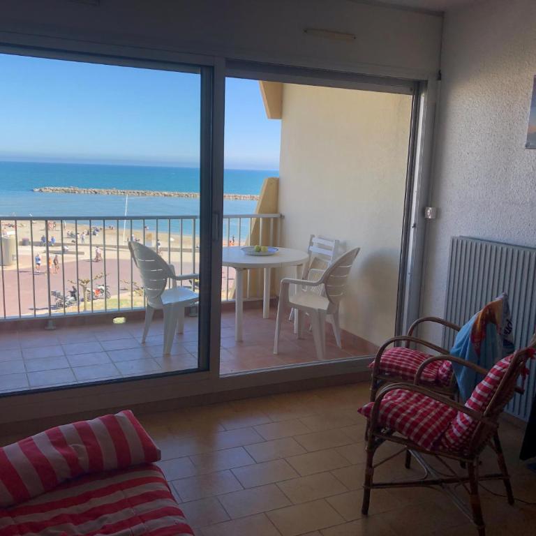 Appartement vue mer première ligne 2 balcons - Appartement 2 Chambres avec Balcon et Vue sur la Mer - 1