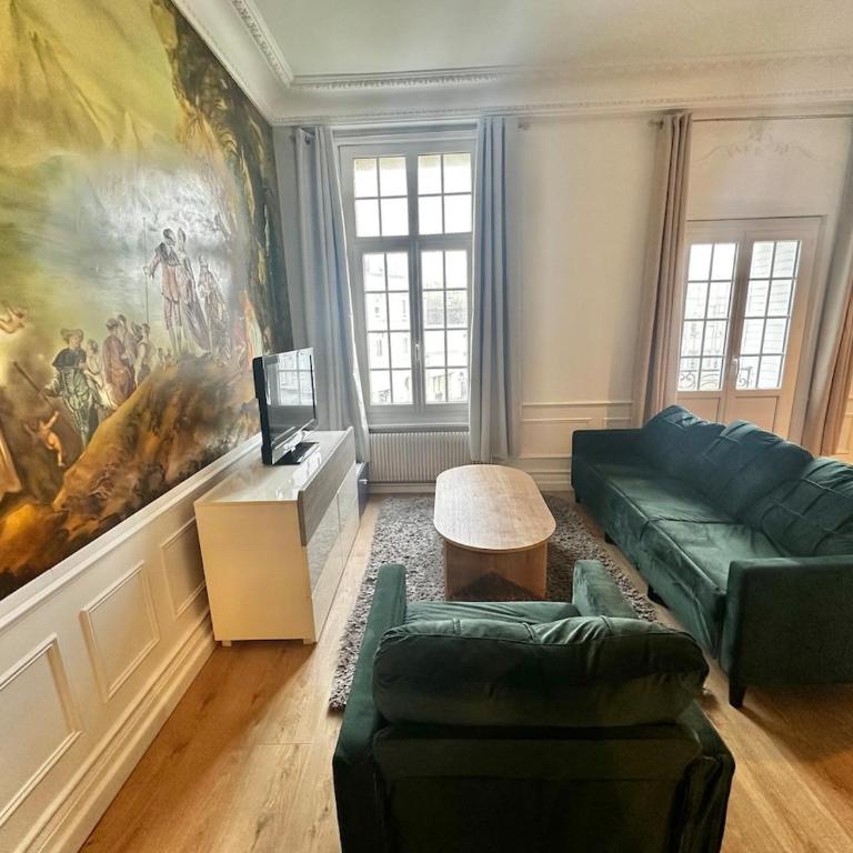 ELI - Appart élégant pour 6 personnes au cœur de la ville de Berck-Plage - Apartment mit 2 Schlafzimmern und Stadtblick - 4