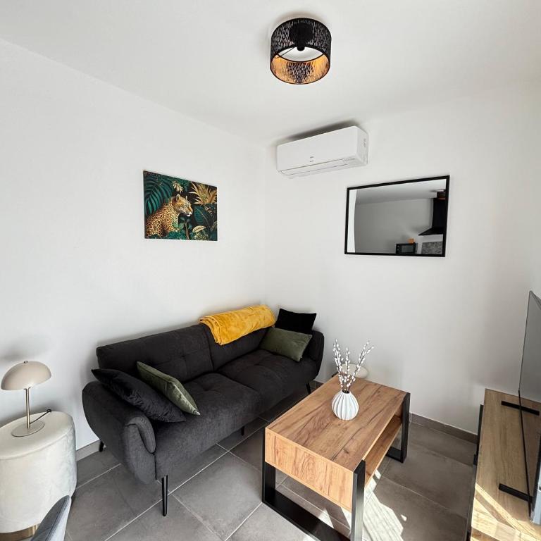 la pause soleil, villa climatisée, avec jardin et parkings privés, à 5 mn de la mer, au calme - Casa con 1 dormitorio - 9
