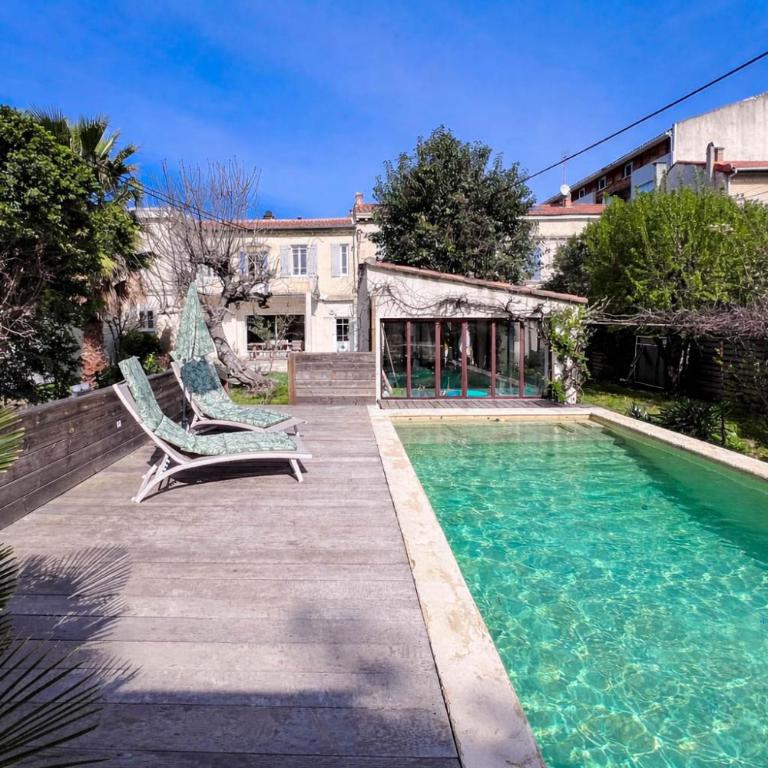 Grande maison avec piscine à pied du Festival d Avignon 10 pers - Villa avec Piscine Privée - 1