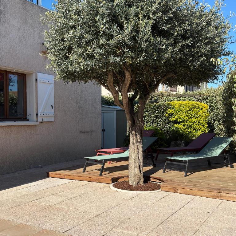 Maison à l'ombre de l'olivier - Grau d'Agde - Plage - 10pers - Histoire de cles - Casa con 4 camere da letto - 3