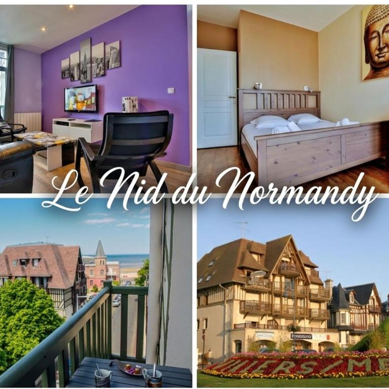 Le Nid du Normandy - À deux pas de la Mer - Apartment mit 2 Schlafzimmern, einem Balkon und Meerblick - 1