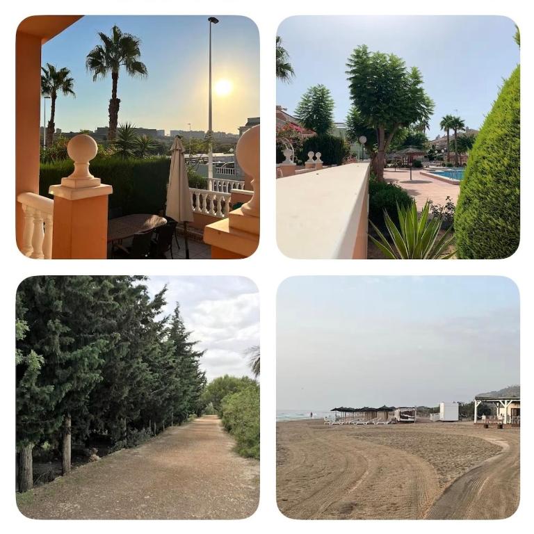 2 Bedroom Townhouse - Communal Pool - 15min Walk to Carabassi Beach - Quiet Location - AC, WiFi & Free Parking - Two-Bedroom House - 29