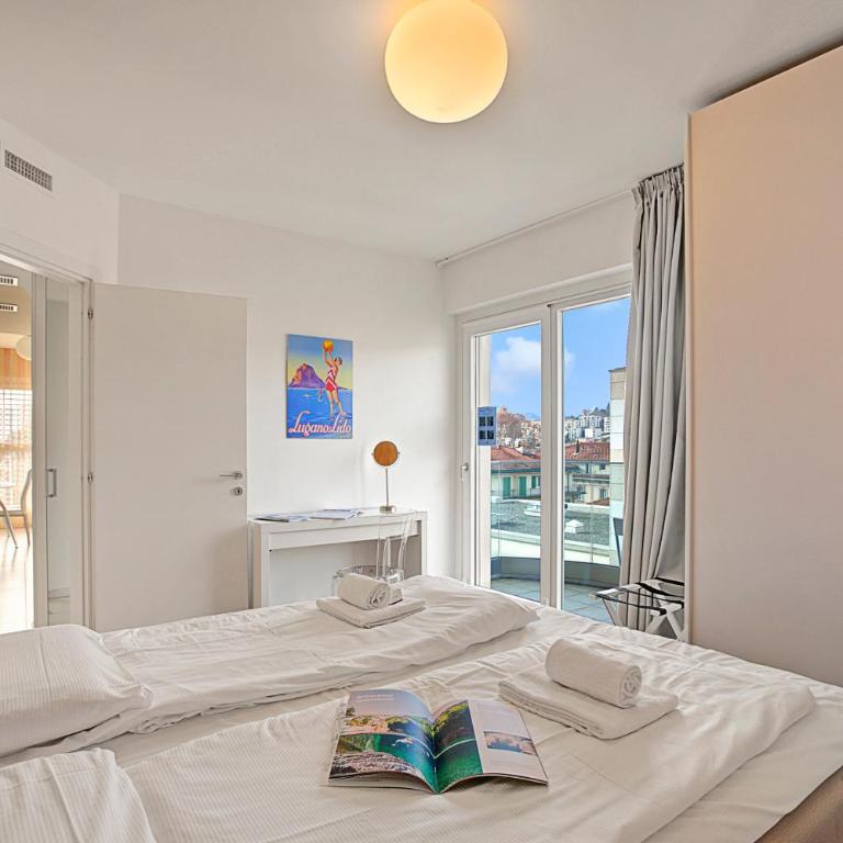 Attico al Parco: Penthouse in Lugano | Balcony, A/C & 2 min from Lake - Happy Rentals - Appartamento con Balcone - 5