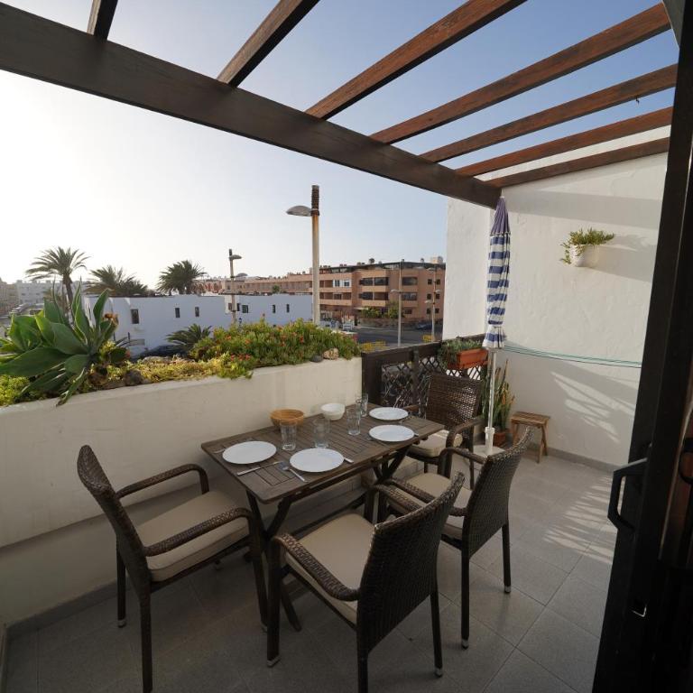 Apartment Flat Piatto Wohnung Marianne Corralejo - Two-Bedroom Apartment with Balcony - 1