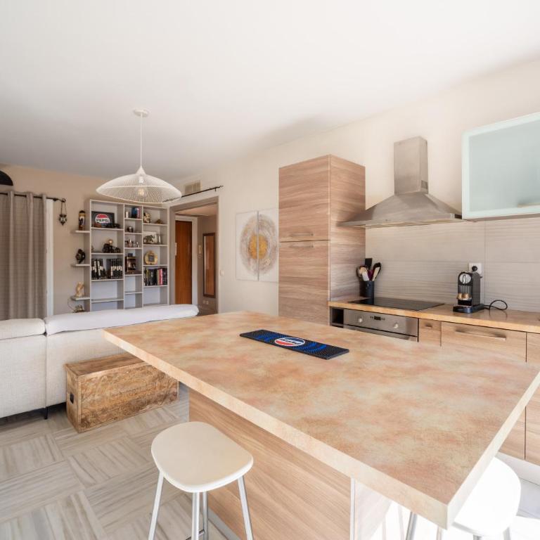 Chateau de la Mer - Appartement 2 Chambres avec Terrasse, Climatisation, Parking Prive Securise - A 100m des plages - Appartement 2 Chambres avec Terrasse - 3