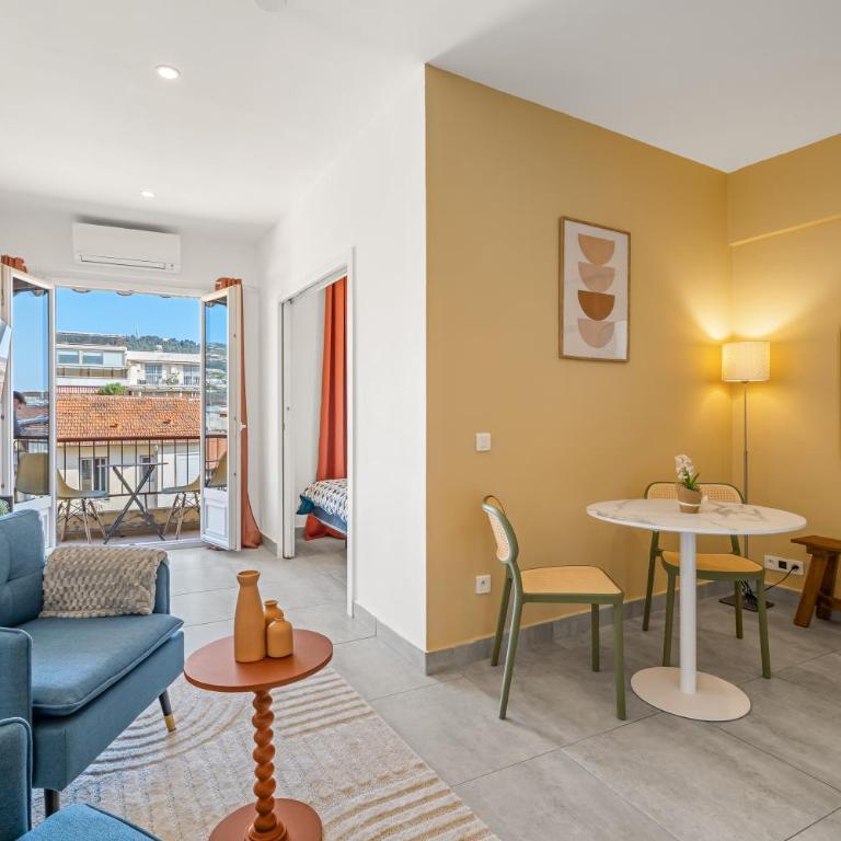 Nice Renting - RISSO - Cocoon Design Massena Paillon Balcony View & Lift - Appartement 1 Chambre - 1