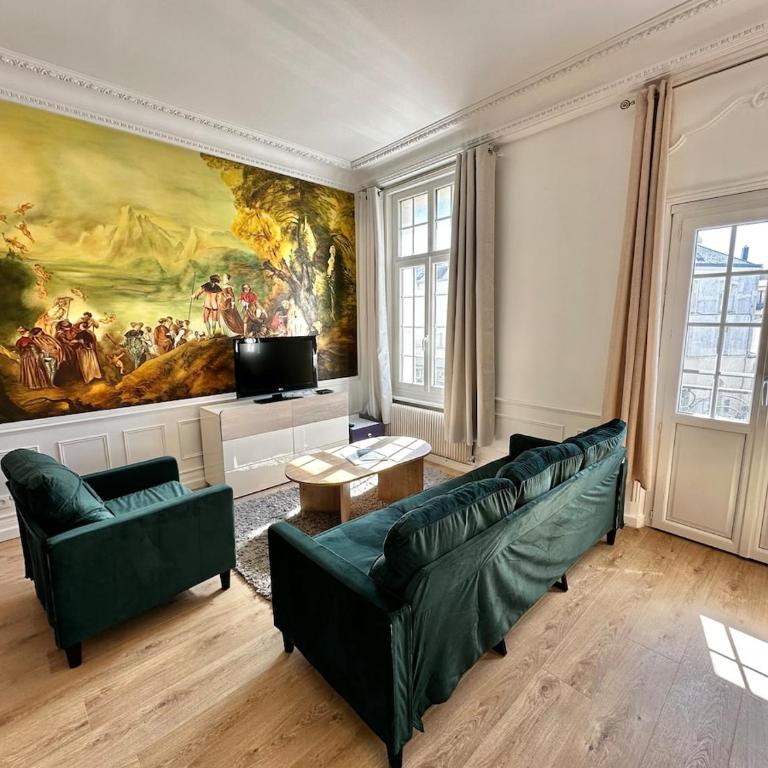 ELI - Appart élégant pour 6 personnes au cœur de la ville de Berck-Plage - Apartment mit 2 Schlafzimmern und Stadtblick - 19