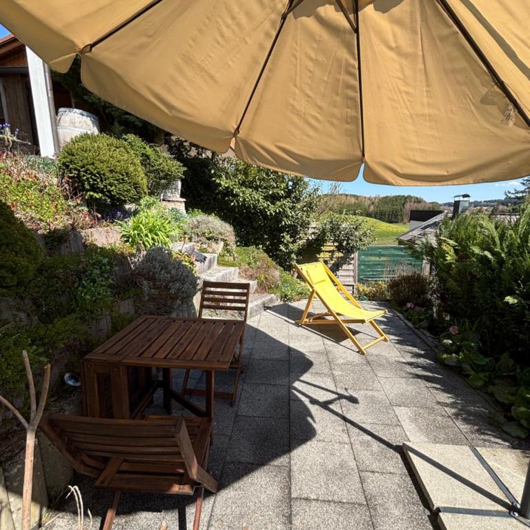 Panorama-Haus Ferienwohnung SÄNTIS - Schlafzimmer, Wohnzimmer, Küche, Bad, Sonnenterrasse mit Bergblick im Garten - Apartment mit Blick auf die Berge - 2