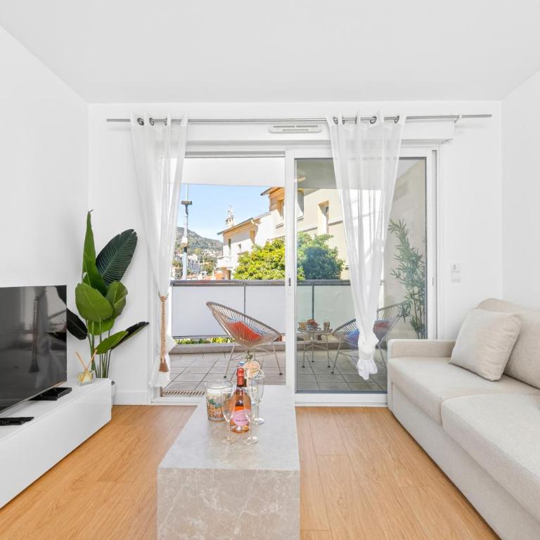 LE LORD - Somptueux 2 pièces-Parking privé- Frontière Monaco - Appartement 1 Chambre avec Balcon - 4
