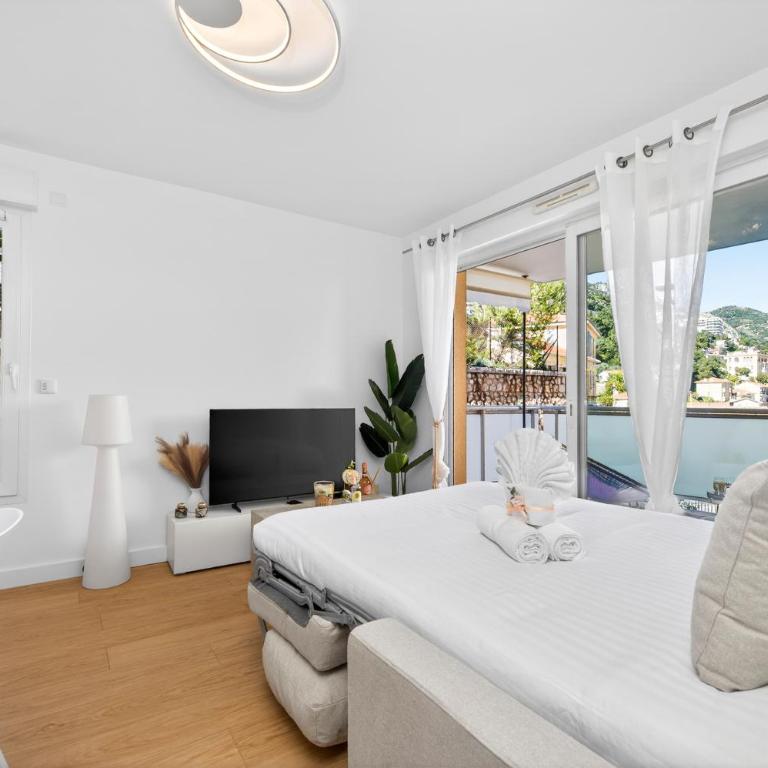 LE LORD - Somptueux 2 pièces-Parking privé- Frontière Monaco - Appartement 1 Chambre avec Balcon - 9