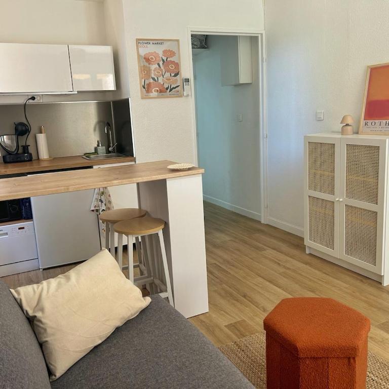 Le Mimosa, Studio à La Favière - Apartamento de 1 dormitorio - 6