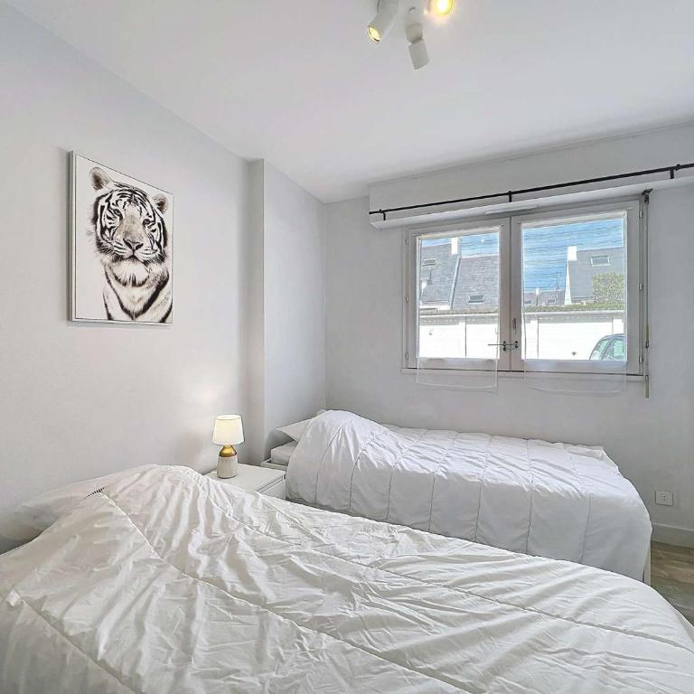Quiberon : T3 - 65m² à 2 pas de la plage, 4 pers. Terrasse & Garage - FR-1-478-329 - Apartment - 11