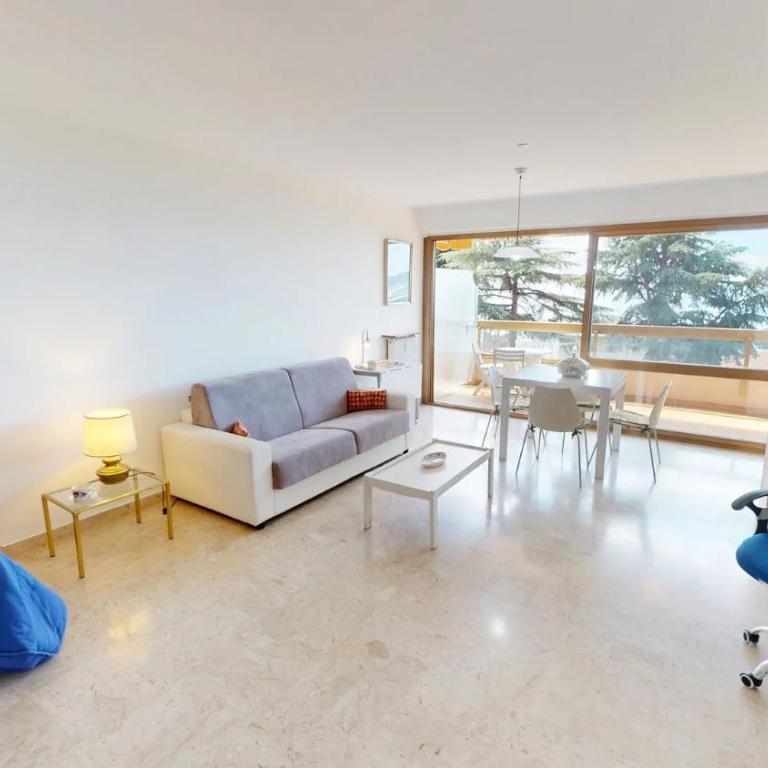 56C - Joli et spacieux studio avec grande terrasse vue mer et garage privé dans le sous-sol de la résidence - Apartment mit 1 Schlafzimmer - 7