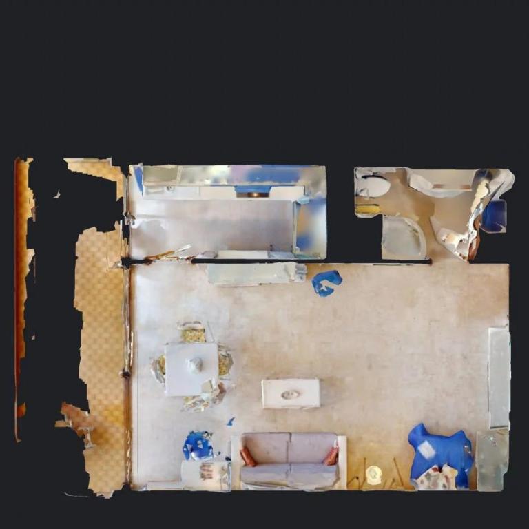 56C - Joli et spacieux studio avec grande terrasse vue mer et garage privé dans le sous-sol de la résidence - Apartment mit 1 Schlafzimmer - 8
