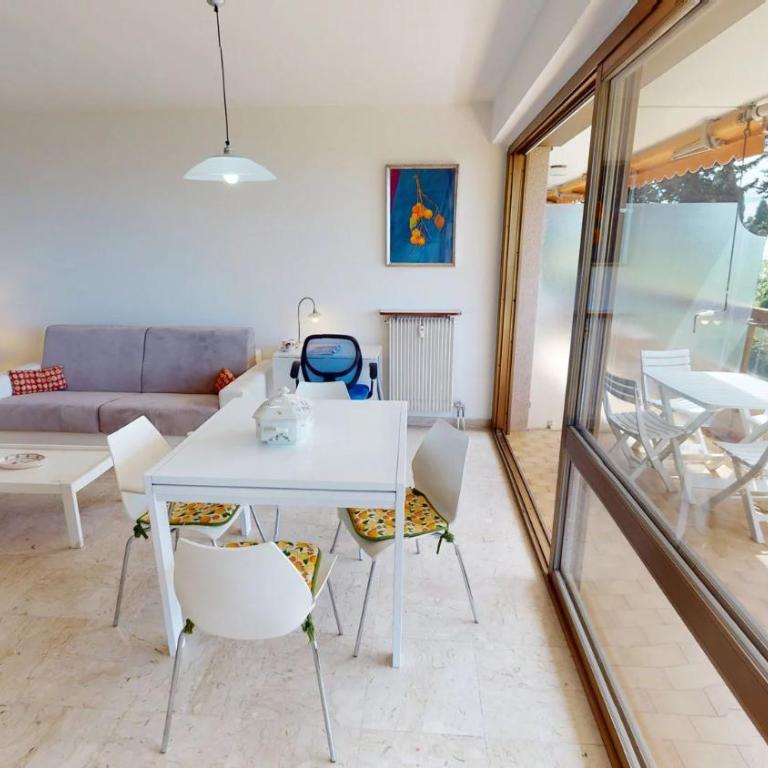 56C - Joli et spacieux studio avec grande terrasse vue mer et garage privé dans le sous-sol de la résidence - Apartment mit 1 Schlafzimmer - 9