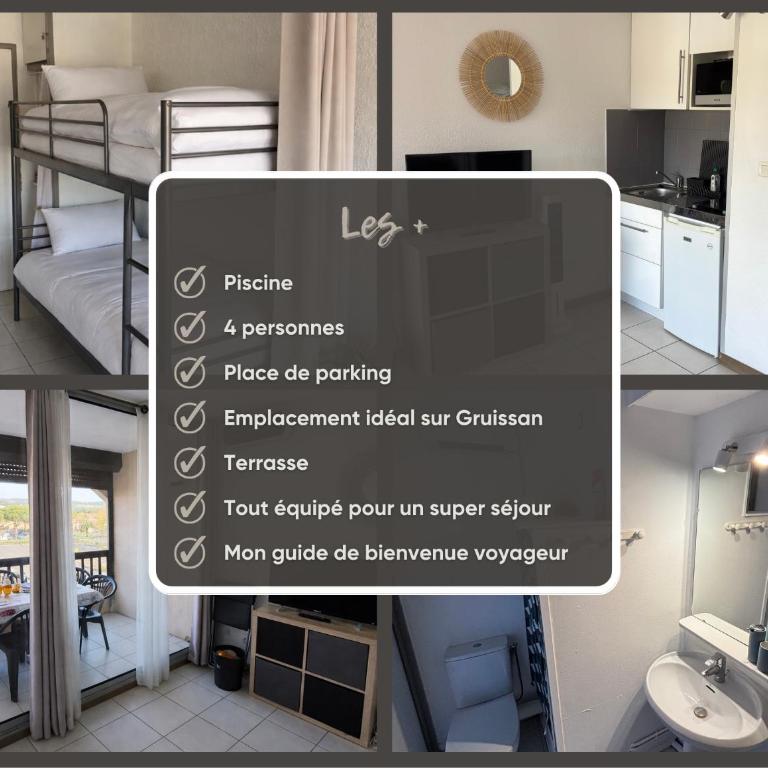 Le petit nid de Gruissan "Les Amarines" - Apartamento Estudio - 2