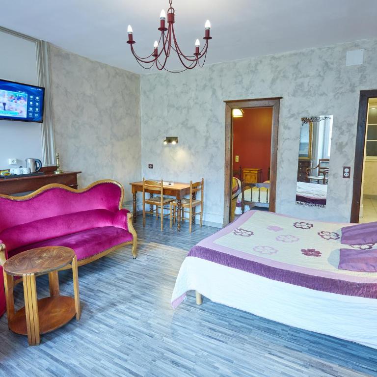 Hôtel Panoramic et des Bains - Chambre Familiale - Vue sur Montagne - 3