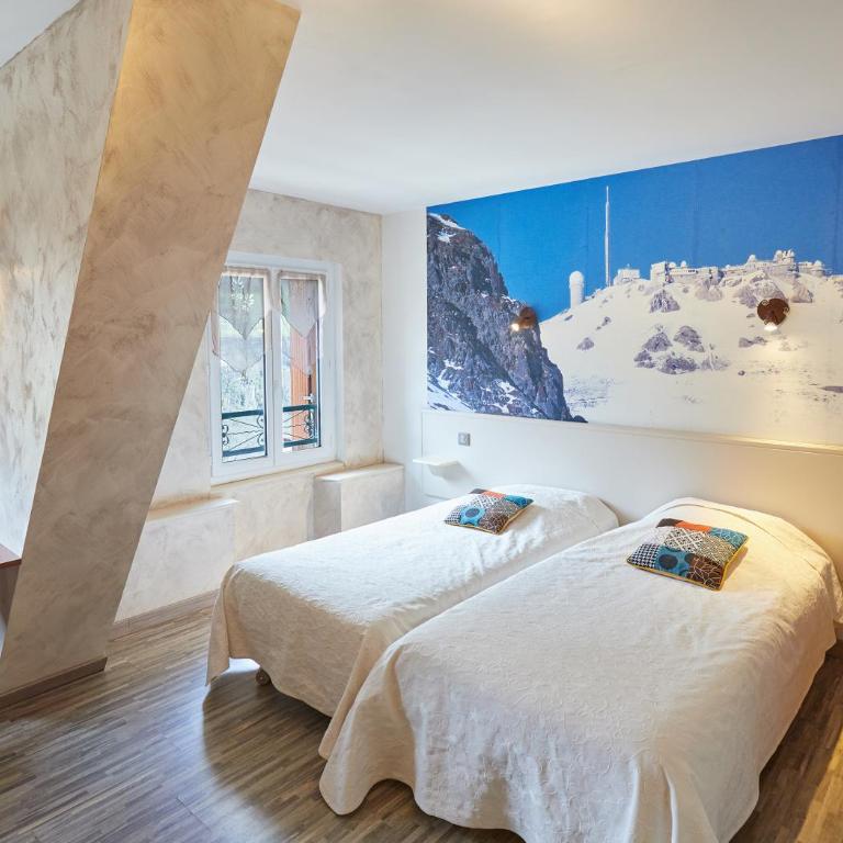 Hôtel Panoramic et des Bains - Chambre Lits Jumeaux - 1