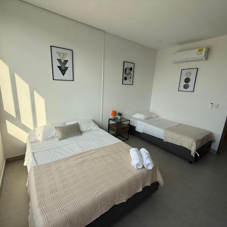 Apartamento con vista espectacular 13 - Pozos Colorados Santa Marta - Two-Bedroom Apartment with Terrace and Sea View - 5