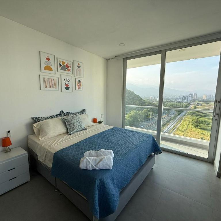 Apartamento con vista espectacular 13 - Pozos Colorados Santa Marta - Two-Bedroom Apartment with Terrace and Sea View - 2