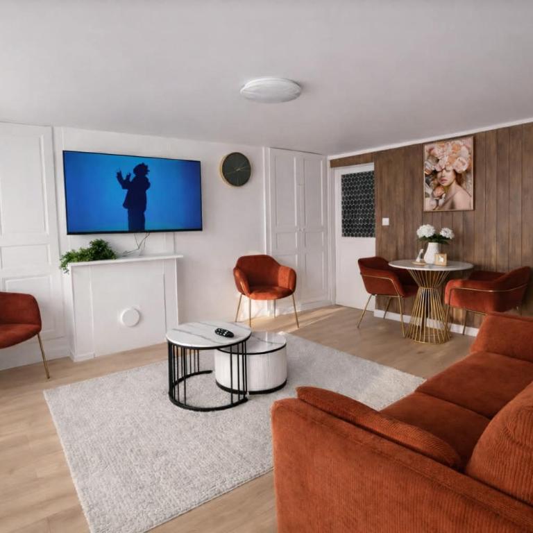 NEW - Le Salon Velours - T2 élégant - Amiens Gare - One-Bedroom Apartment - 1