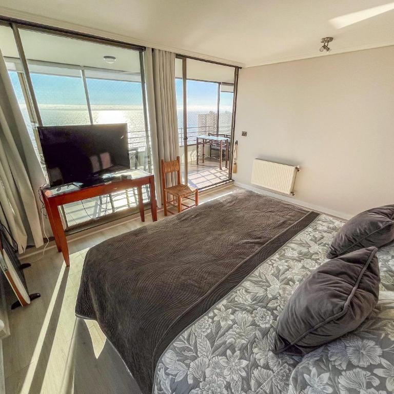 Depto con hermosa vista al mar - Concón - Apartamento con vistas al mar - 13