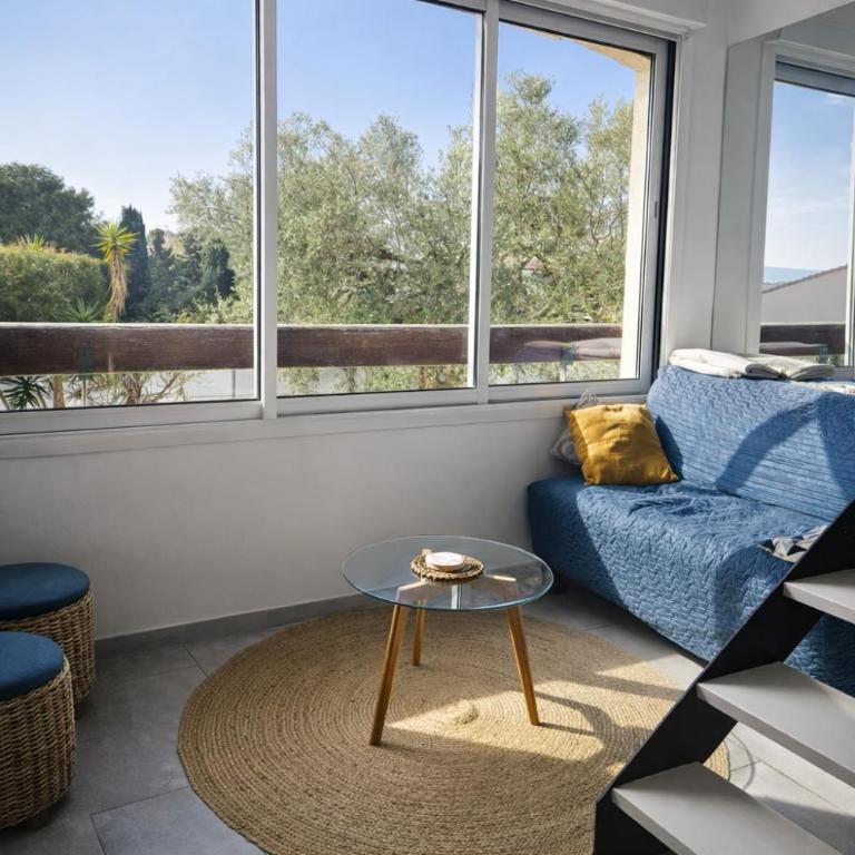 Charmant T2 mezzanine-vue mer-plage à 600m-parking - Appartement 2 Chambres - 9