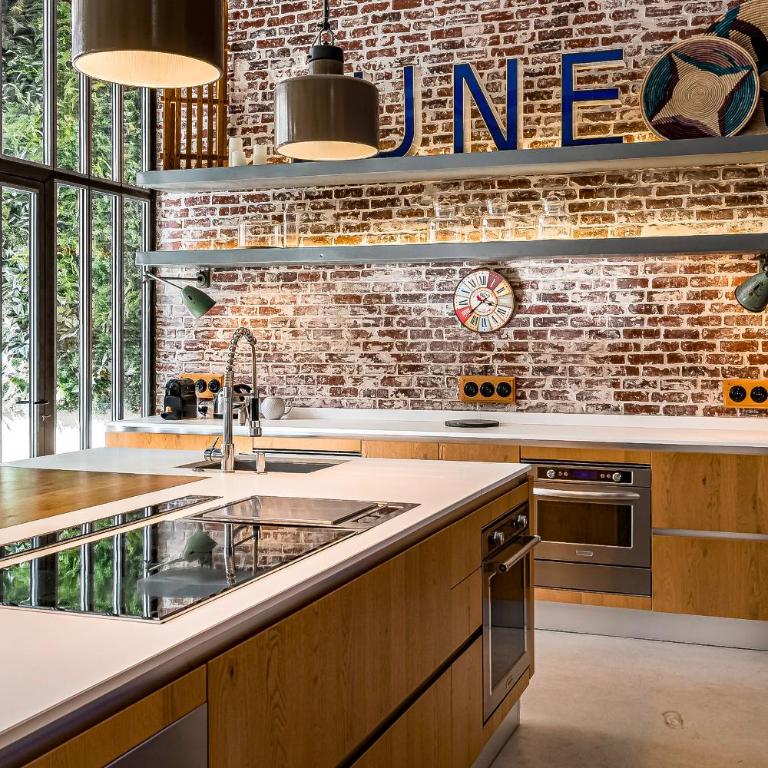 Le Télécabine Loft Premium 175m2 - Lyon Villeurbanne - Terrasse & Parking Privé - 4 Chambres 10 personnes - Loft - 20