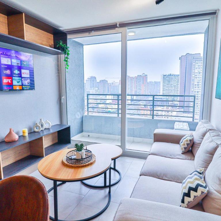 HOM I Cercano a Metro Irarrazava l 1D1B I Terraza - Apartamento - 1