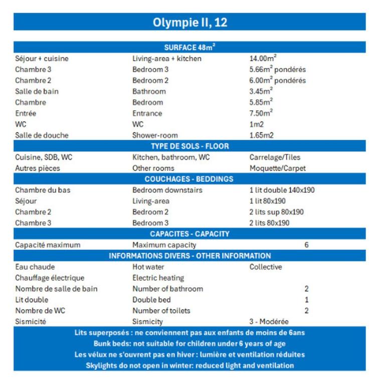 Joli duplex lumineux, superbe vue montagne, 4 pièces, 5/6 pers, 3 TV - FR-1-182-87 - Appartement (6 Adultes) - 23
