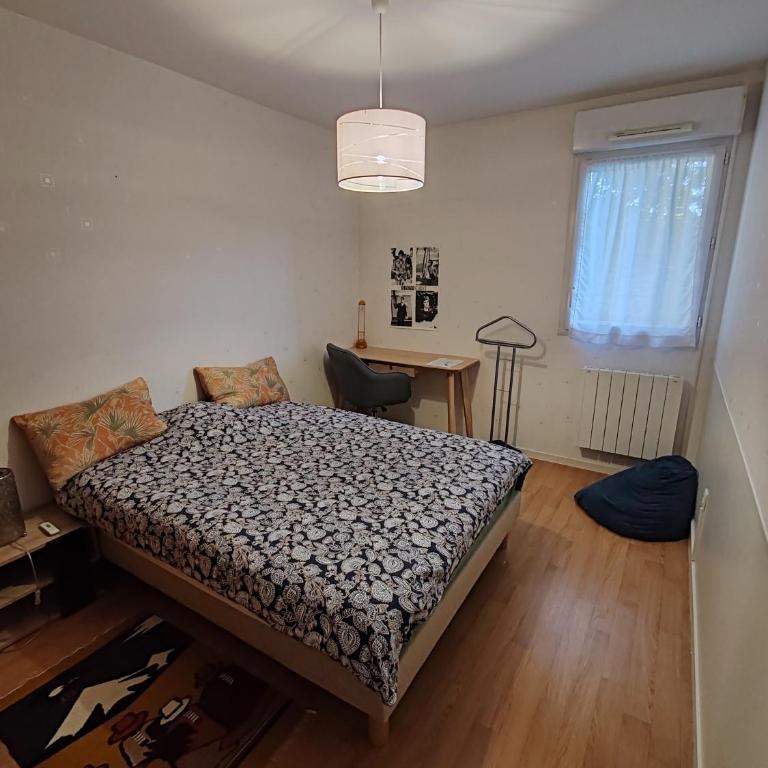 Appartement 1 chambre privée - Chambre Double avec Salle de Bains Commune - 1