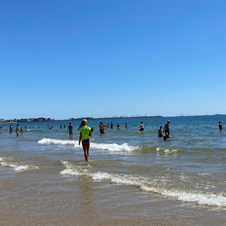 Face mer devant la plage des libraires terrasse Parking - One-Bedroom Apartment - 23