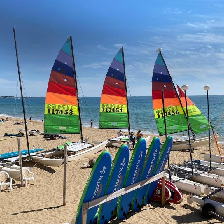 Face mer devant la plage des libraires terrasse Parking - One-Bedroom Apartment - 28