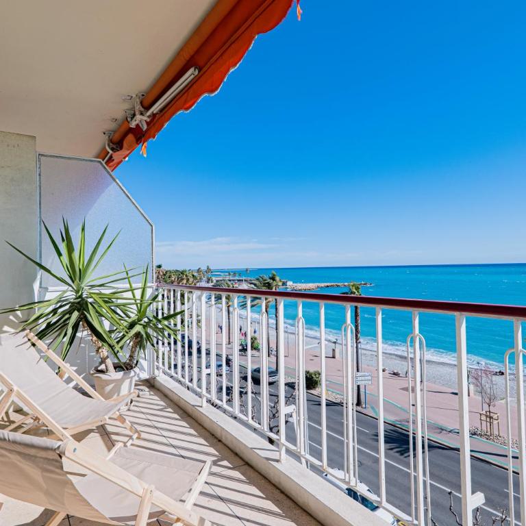 Stunning sea view - Beach promenade - Air conditioning - Apartment mit 1 Schlafzimmer - 6