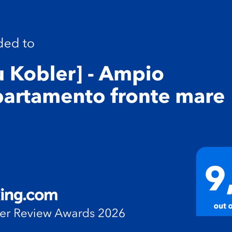 [Blu Kobler] - Ampio appartamento fronte mare - Appartamento con 2 Camere da Letto - 19