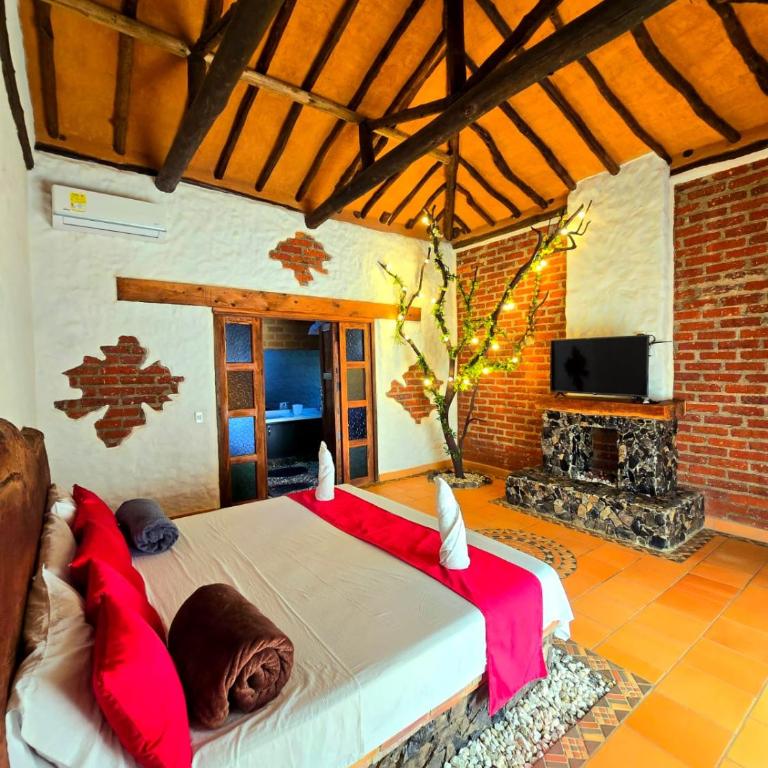 Cabañas el Nopal - Bungalow Deluxe con vistas al jardín - 7