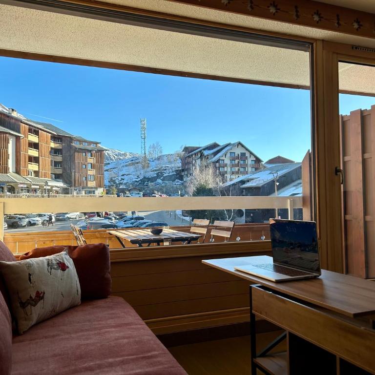Appartement cosy 4 pers à 50 m des pistes - Balcon - Studio - Vue sur Montagne - 20