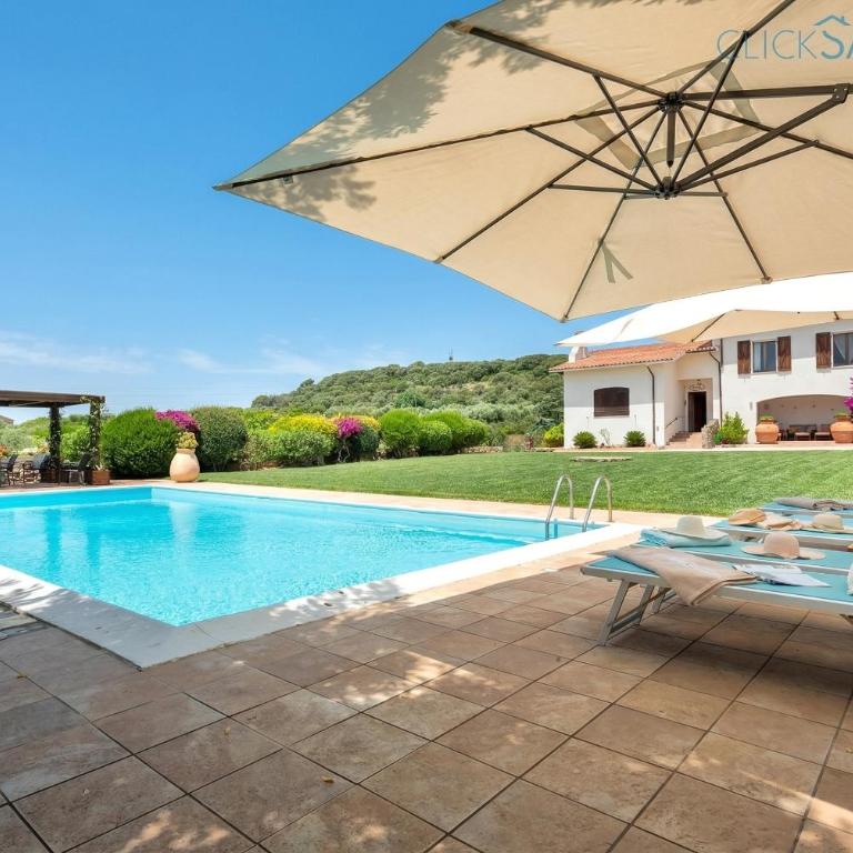 ClickSardegna Villa Emanuel ad Alghero con Vista mare spettacolare, piscina indipendente per 8 persone - Villa - 32