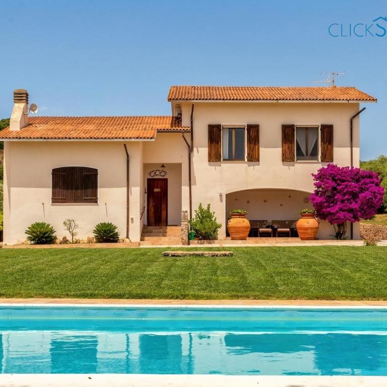 ClickSardegna Villa Emanuel ad Alghero con Vista mare spettacolare, piscina indipendente per 8 persone - Villa - 17