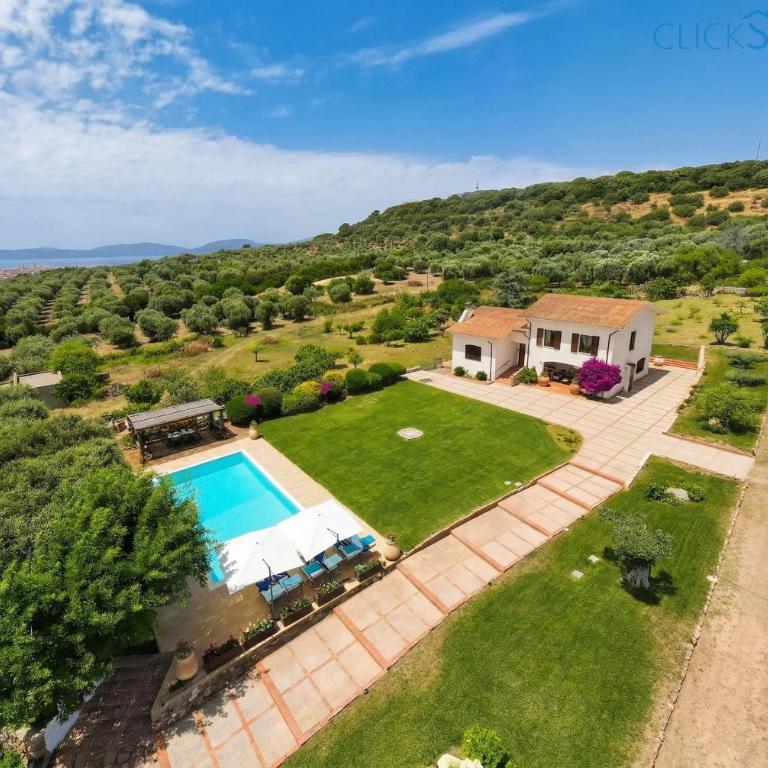 ClickSardegna Villa Emanuel ad Alghero con Vista mare spettacolare, piscina indipendente per 8 persone - Villa - 7