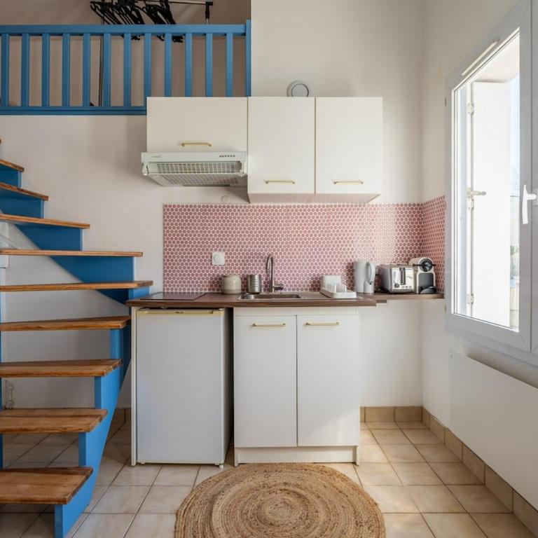 Studio Pop, calme, lumineux, parking privé devant - One-Bedroom Apartment - 10
