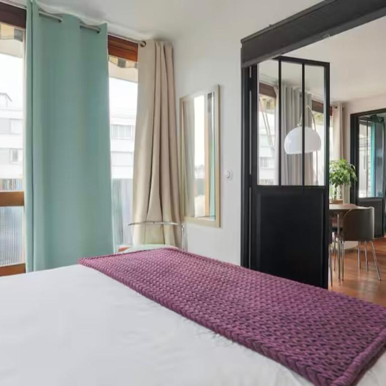 Charmant appartement rénové avec ascenseur et balcon Paris 14 - Appartement 2 Chambres - 6