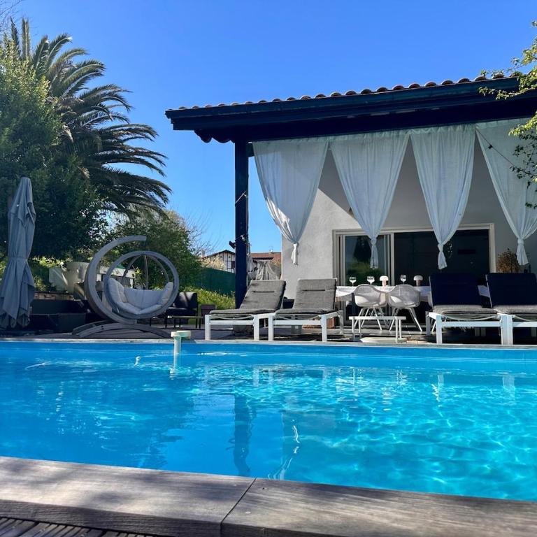 Villa Argi Zabalean, Piscine chauffée, 8pax, Plage 3kms - Villa - 5