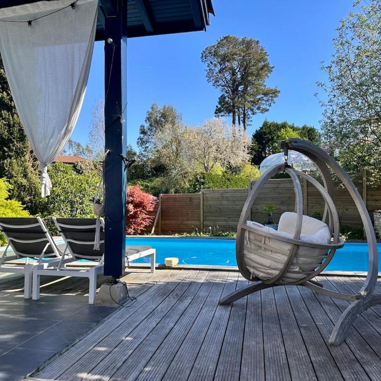 Villa Argi Zabalean, Piscine chauffée, 8pax, Plage 3kms - Villa - 17